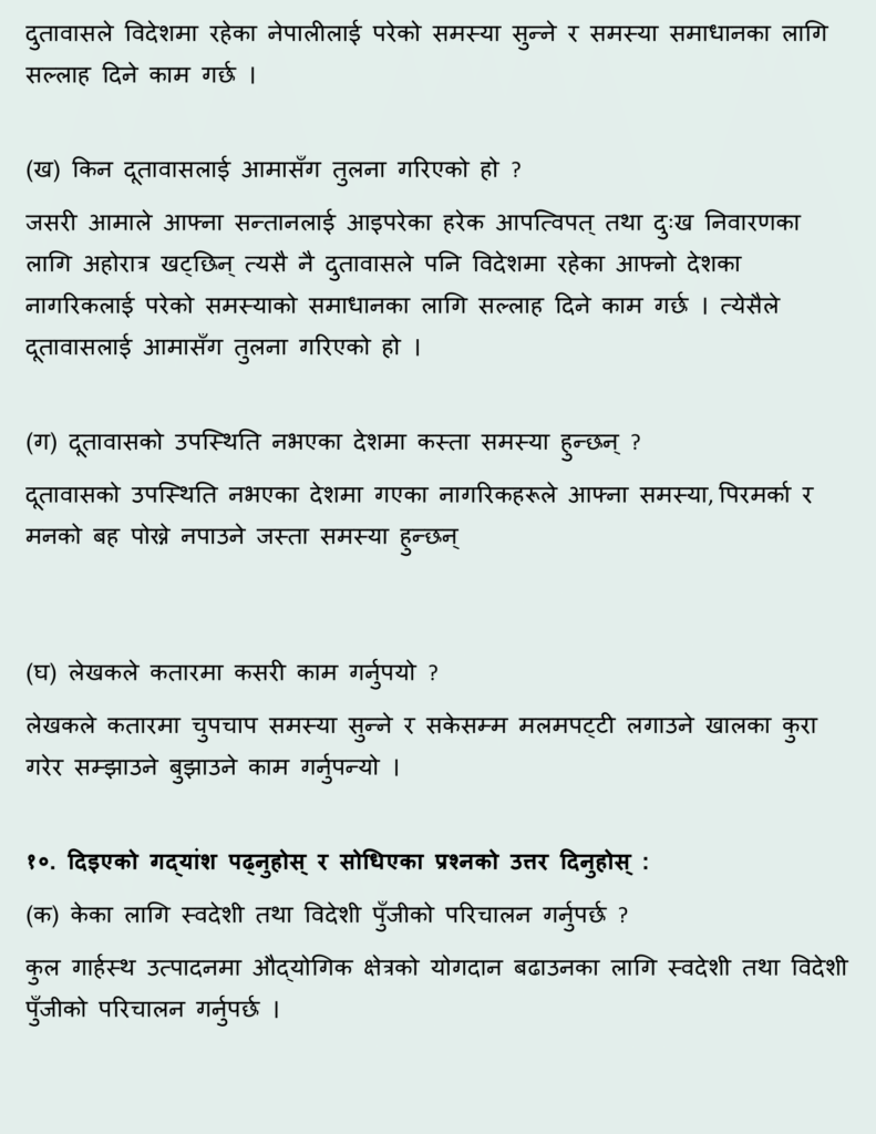 Ghanghasyako Ukalo Katda Nepali Chapter 3 Class 12: Exercise, Summary and PDF